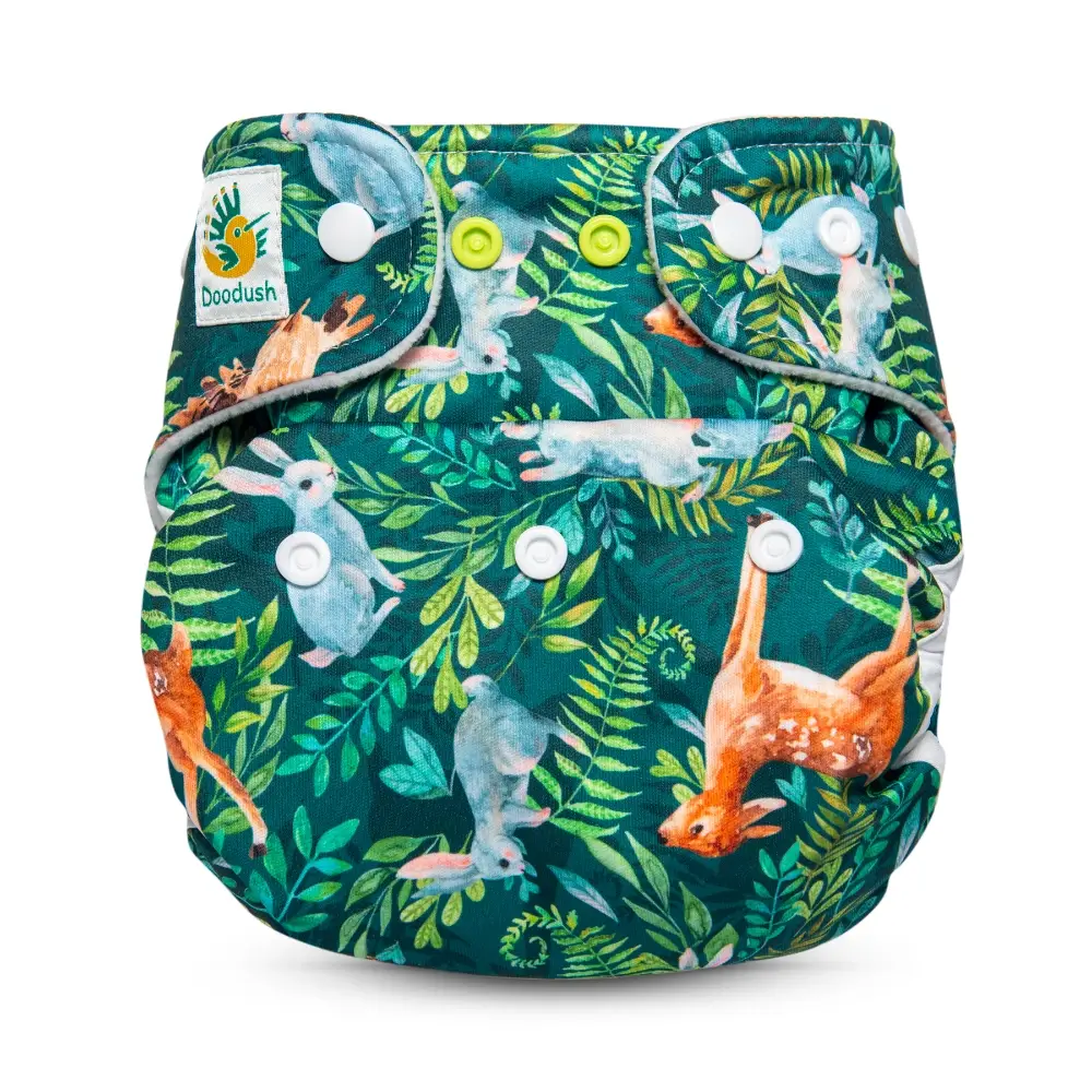 Matani Doodush Überhose 2.0 One Size (doppeltes PUL) - Forest Whisper