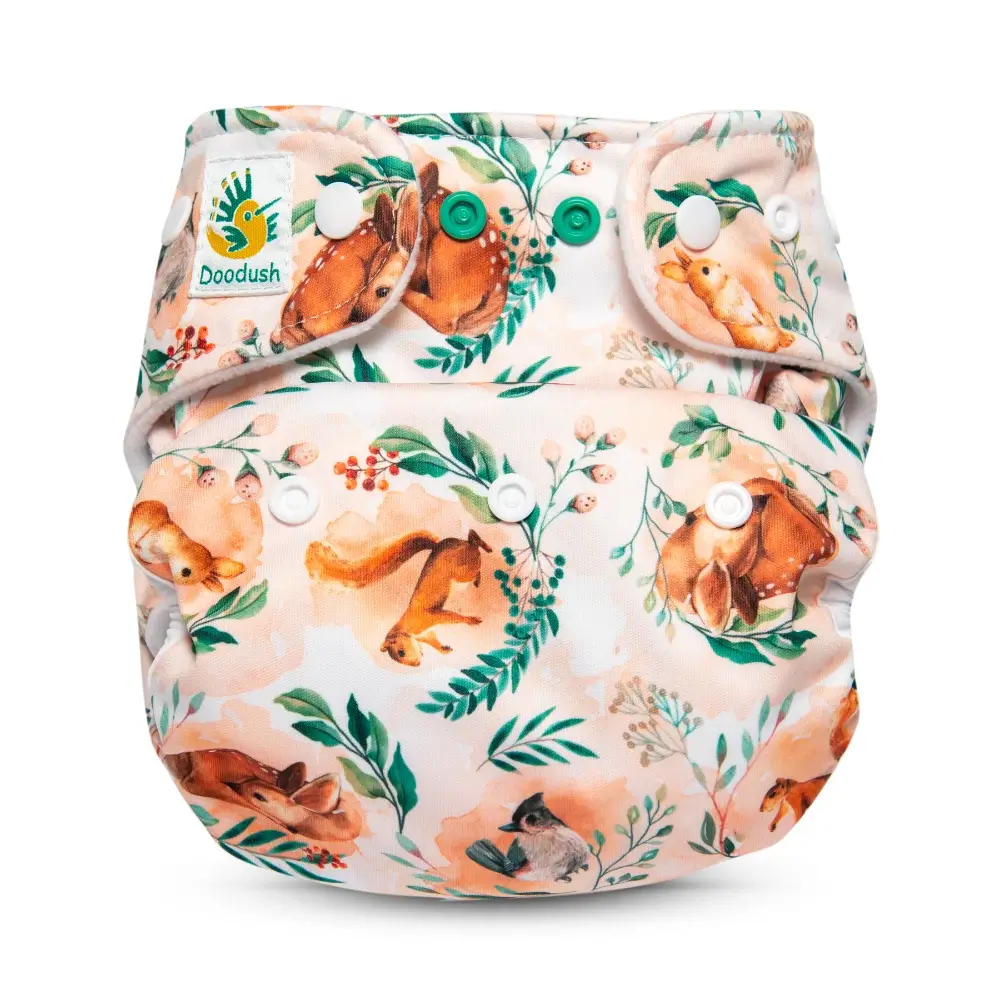 Matani Doodush Überhose 2.0 One Size (doppeltes PUL) - Painted Animals