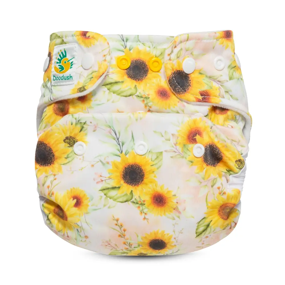 Matani Doodush Überhose 2.0 One Size (doppeltes PUL) - Sunflowers