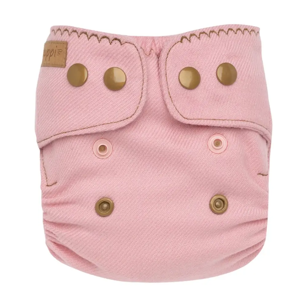 Puppi Wollüberhose Mini OS Snaps - Peony