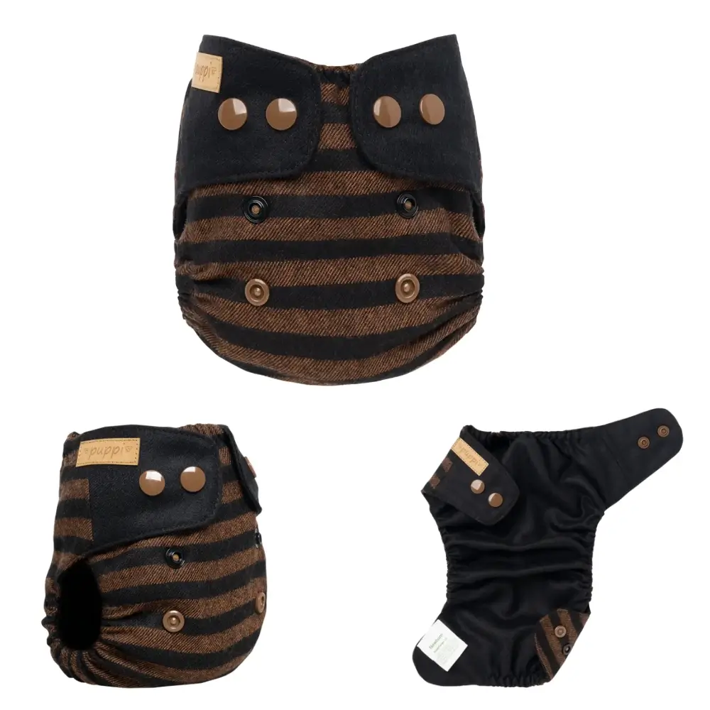 Puppi Wollüberhose Newborn Snaps – Bild 2