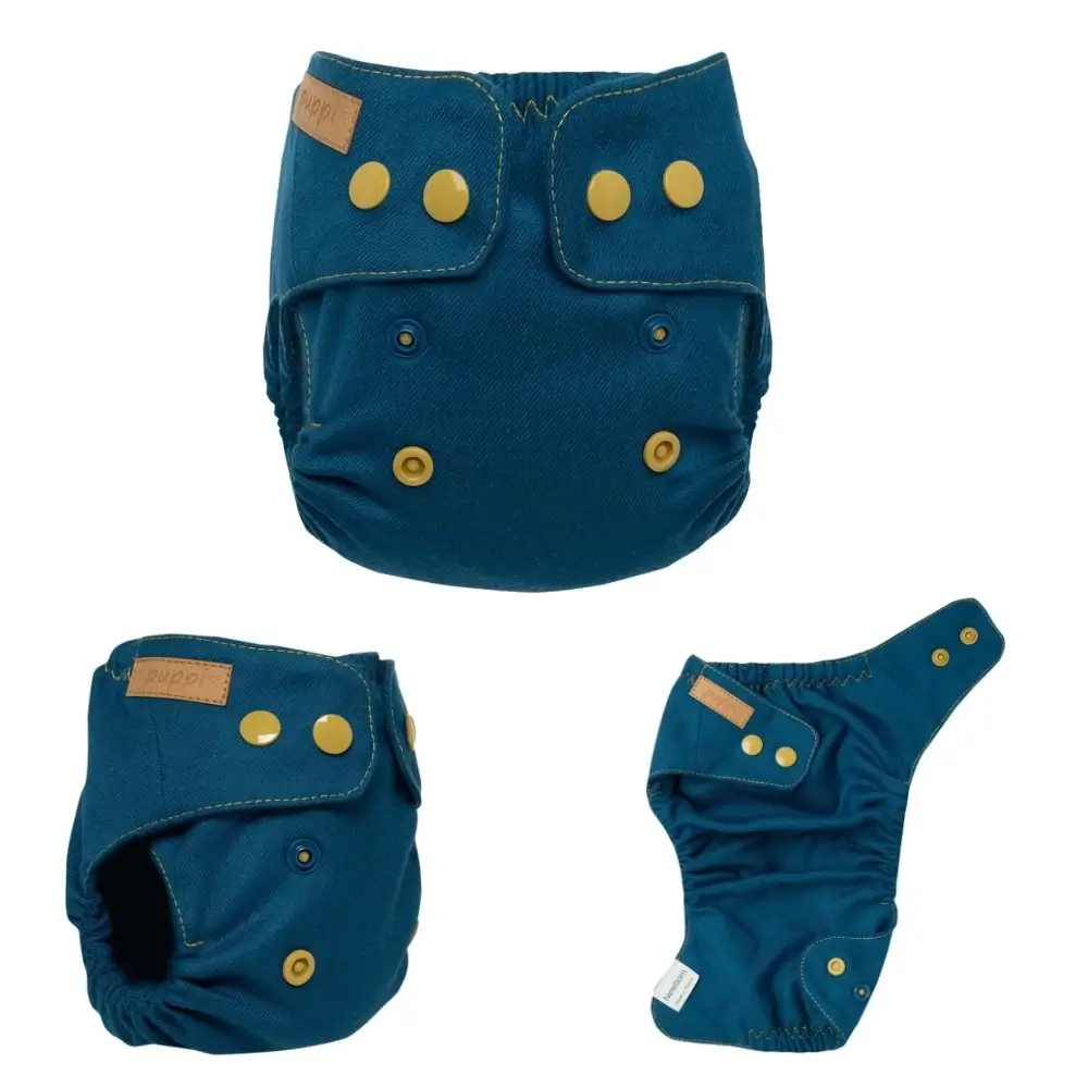 Puppi Wollüberhose Newborn Snaps – Bild 4