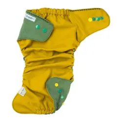 Puppi Wollüberhose OS Snaps - Green Herringbone