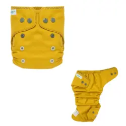Puppi Wollüberhose Mini OS Snaps - Curry