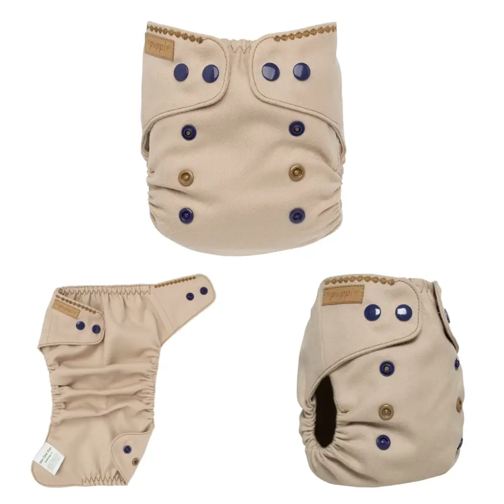 Puppi Wollüberhose Mini OS Snaps - Stay Calm